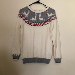 Boden reindeer sweater. Size 8. Medium